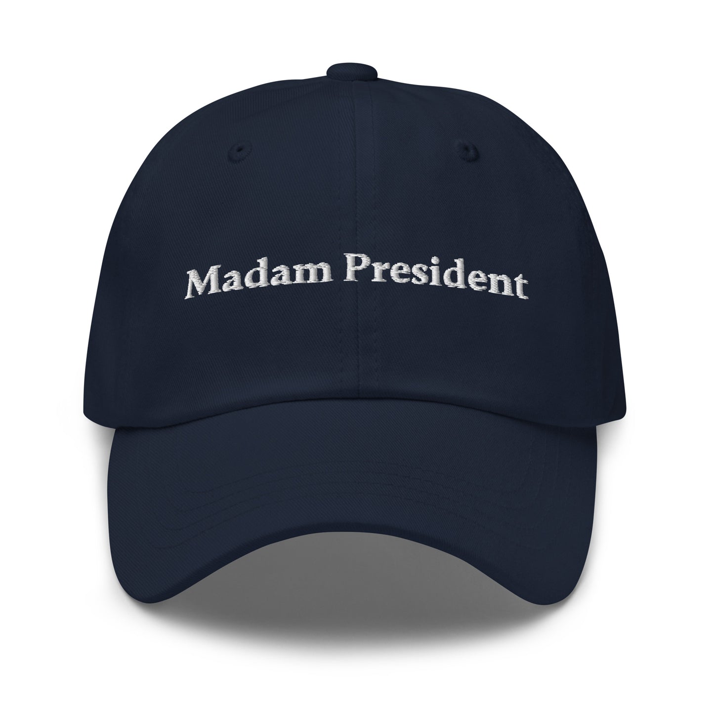 Madam President Ball Cap in Navy/White