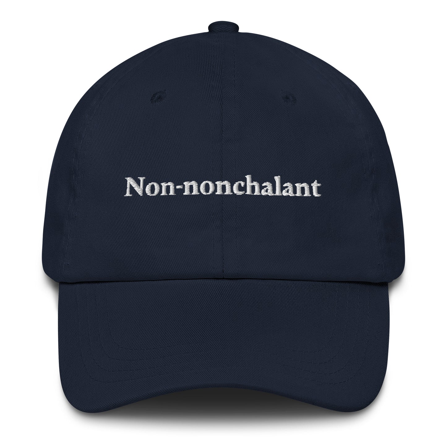 Non-nonchalant Ball Cap
