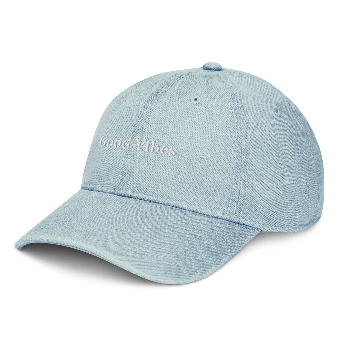 Good Vibes Denim Cap