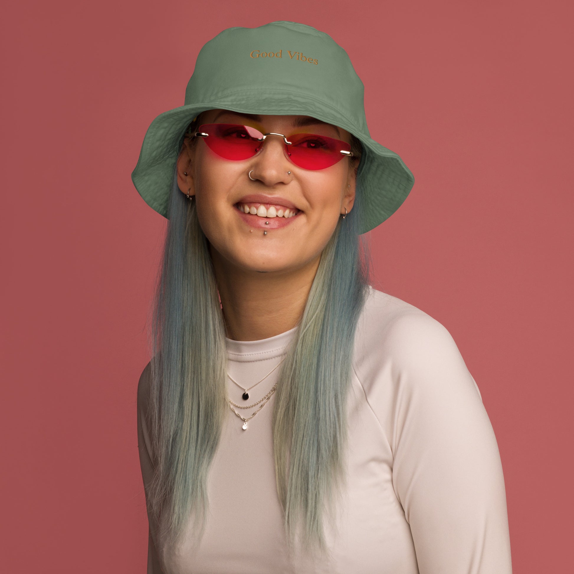 Good Vibes 100% Organic Bucket Hat